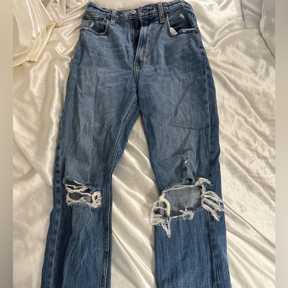 Abercrombie & Fitch Ultra High Rise Blue Jeans